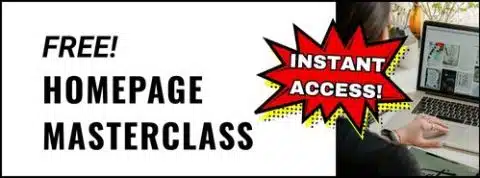 Free homepage masterclass.
