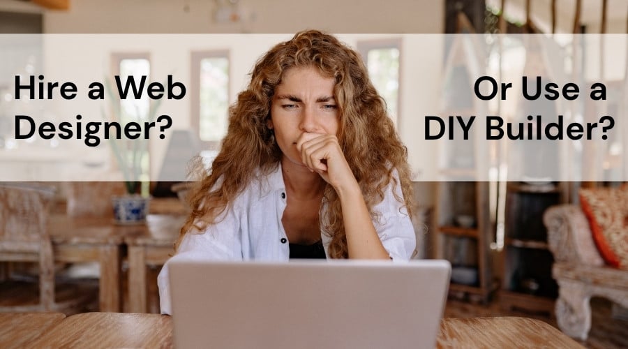 should i hire a web designer or use a DIY builder should i hire a web designer or use a DIY builder.